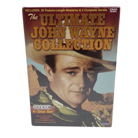 The Ultimate John Wayne Collection DVD Brand New Sealed 20 Movie Pack Early Yrs - Picture 1 of 4